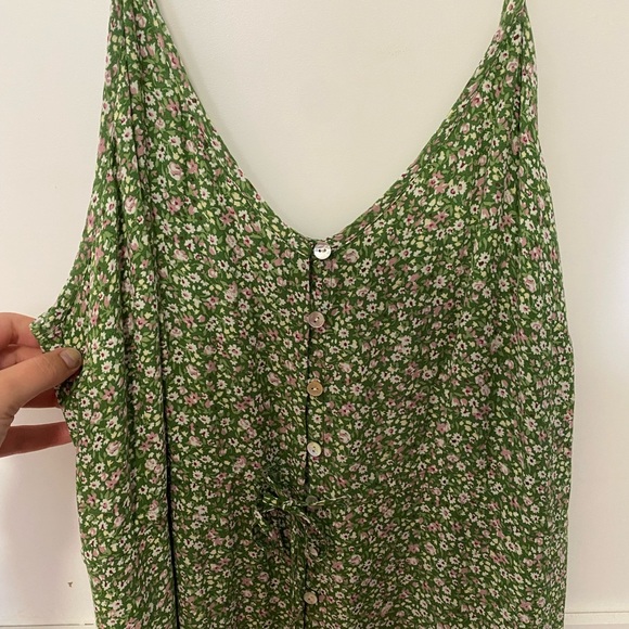 Rails Green Floral Dress - Picture 2 of 5